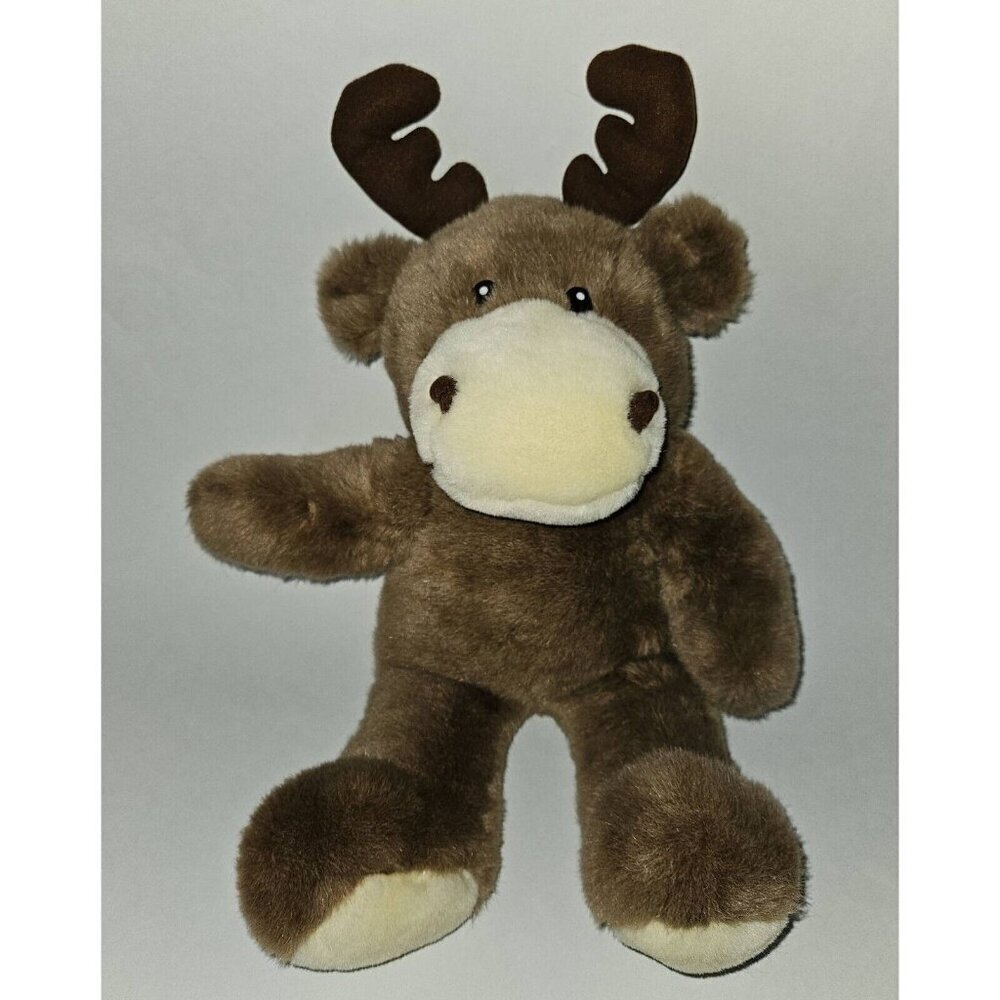 VTG Brown Mr. Moose Plush 1995 Fiesta 18" Stuffed Animal Toy 2110